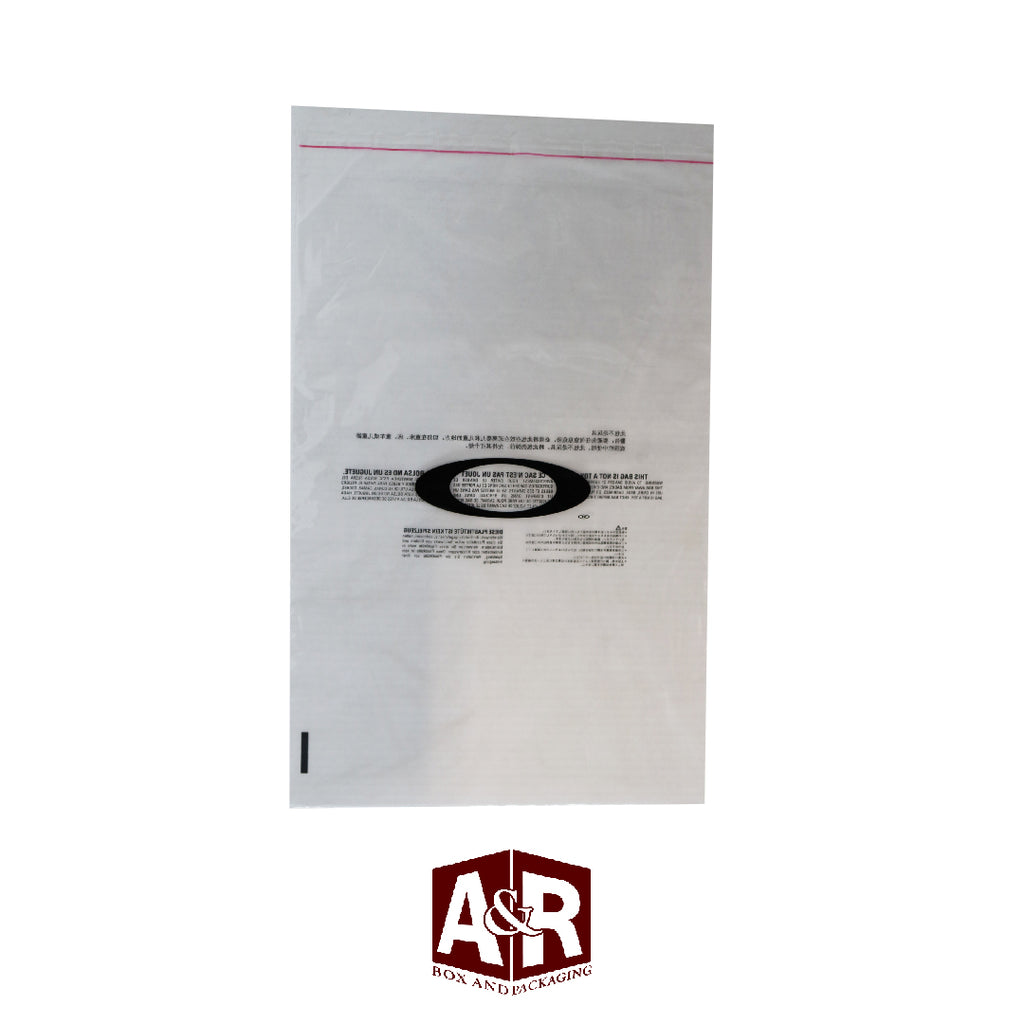 Wicketed Poly Bags Used in T Shirt Production