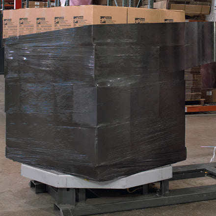 20" x 80 Gauge x 5000' Black Blown Machine Stretch Film