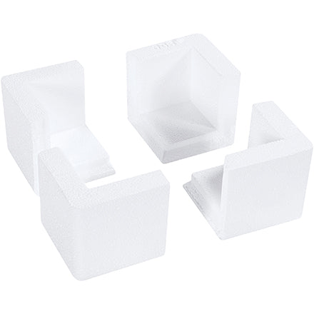 3 x 3 x 3" Foam Corners (1000 pcs)