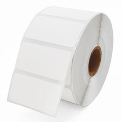 1-1/2x1” Thermal Transfer Labels on 3" Core (8 rolls/cs)