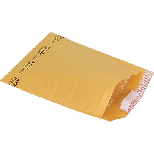 #4 Kraft Bubble Mailer 9-1/2 x 13-1/2" (100/cs)