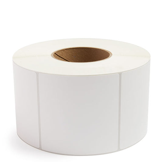 4x4” Thermal Transfer Labels on 3" Core (4 rolls/cs)