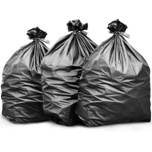 Black 40x46 Trash Bags Heavy Duty 100/cs