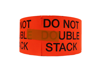 Do Not Double Stack Labels (500 per rl)