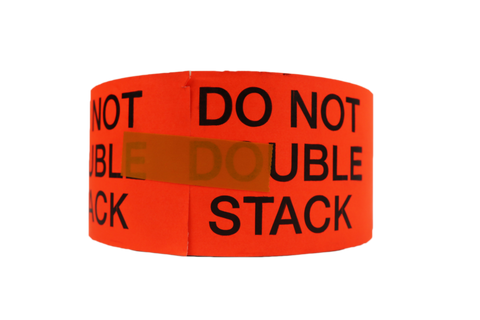 Do Not Double Stack Labels (500 per rl)