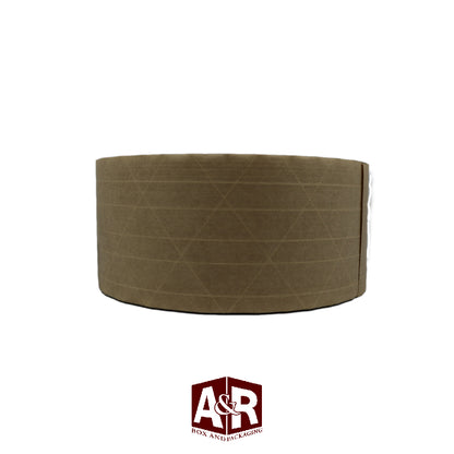 3" x 450' Water Activated Kraft Reinforced Tape (10 rolls)