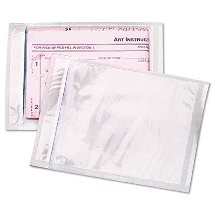 Clear Packing List Envelopes  10-3/4-x-6-3/4" (1,000/cs)
