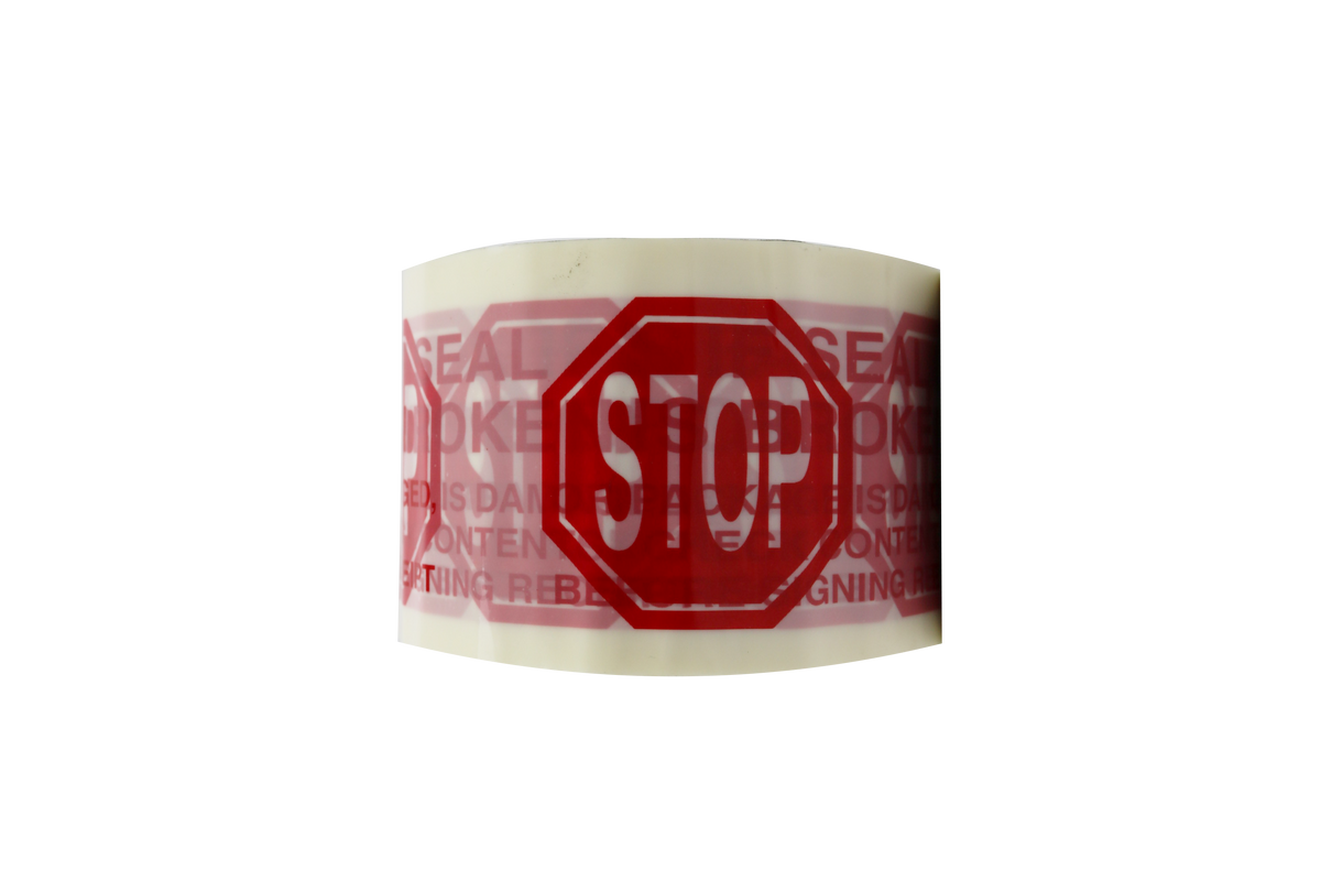 3" x 110 yd Stop Security Tape (24 rolls)