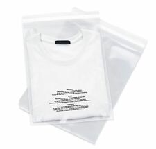 13x18" Poly Bags Wicketed w/ Warning (1000 Bags)